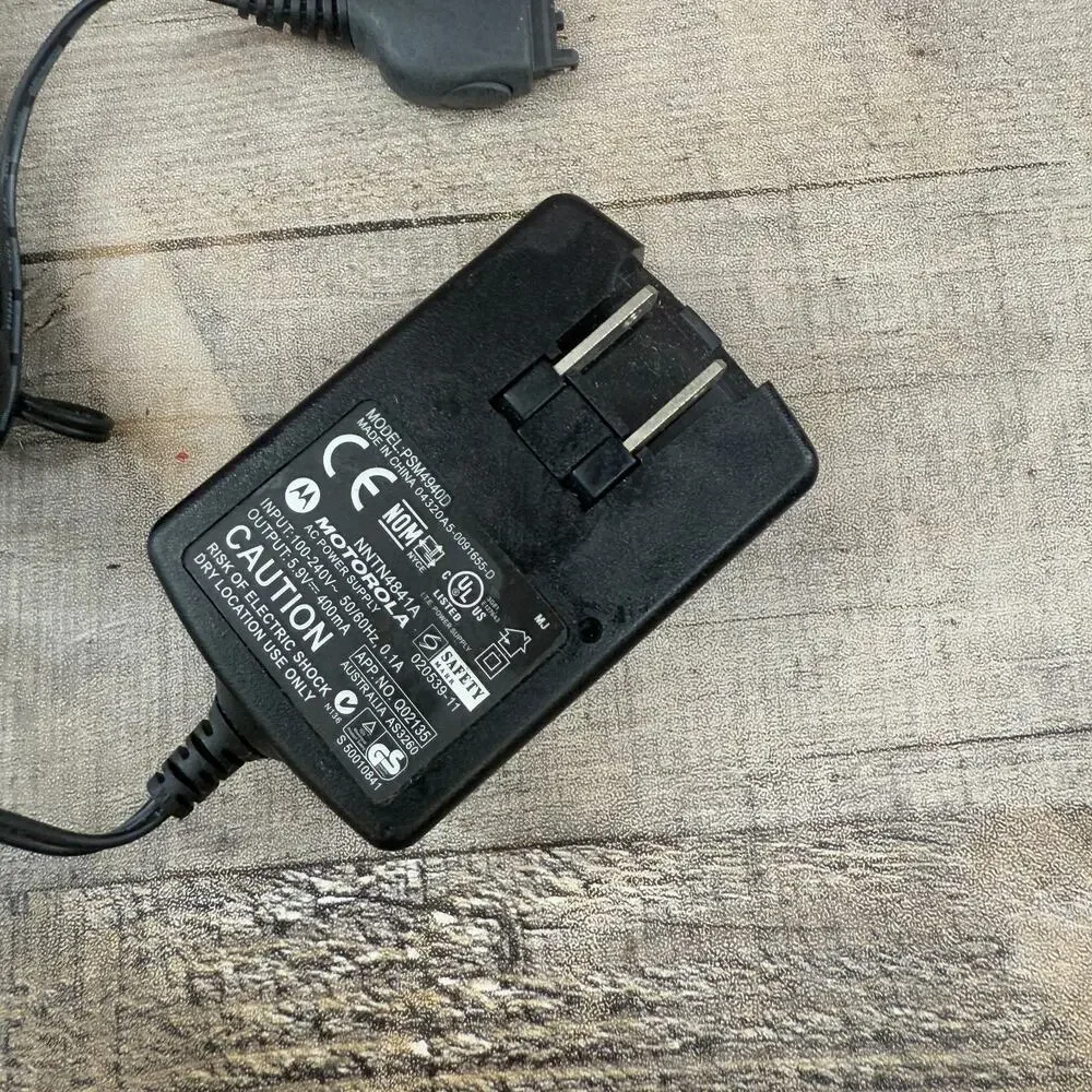 Motorola Power Cord Plug Model PSM4940D 100-240V 50/60Hz